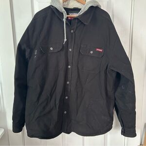 Wolverine Black Men's Hooded Jacket